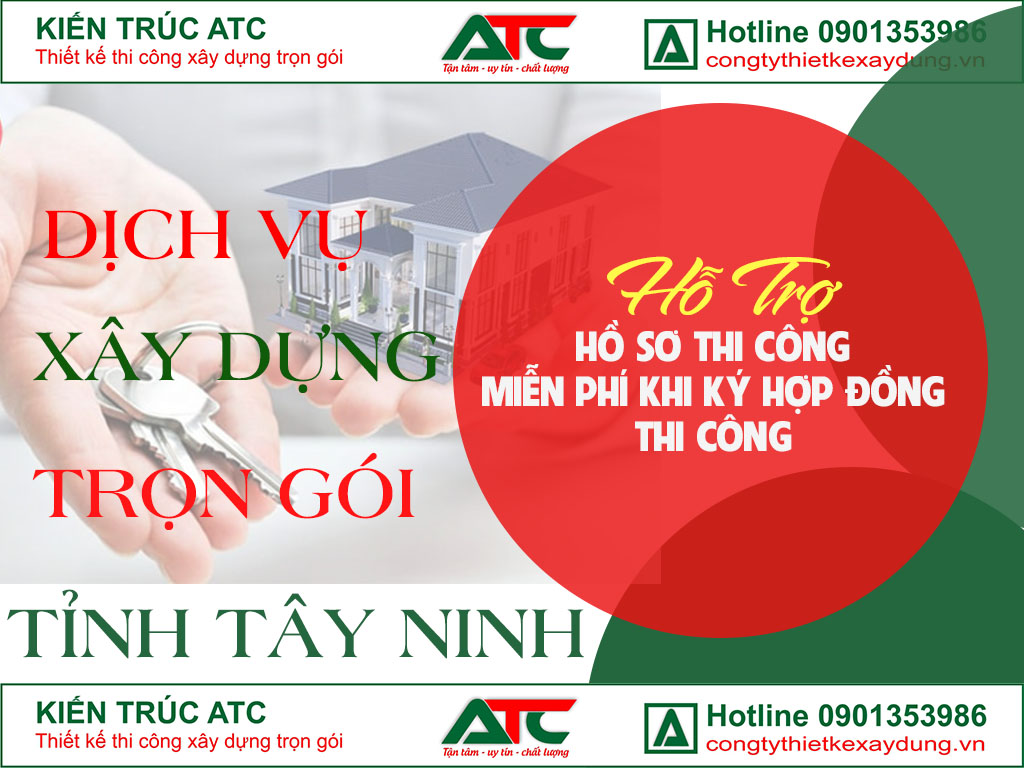 dịch vụ xây dựng trọn gói tại tây ninh